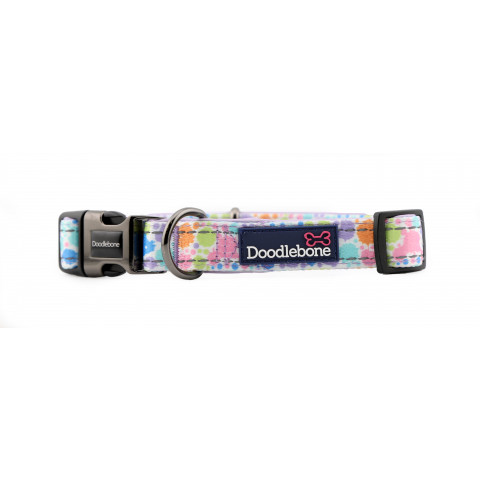 Padded Pattern Collar Pastel Paint Splat 1-2