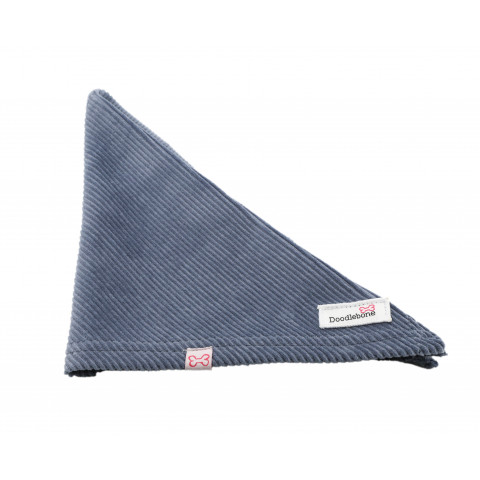 Dinky Dog Bandana Blue Cord