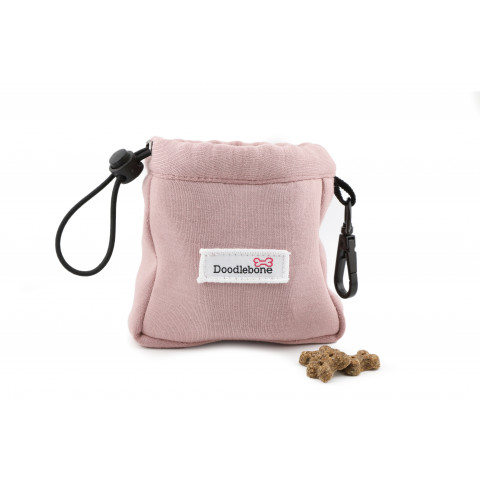 Dinky Dog Treat Pouch Chalky Pink