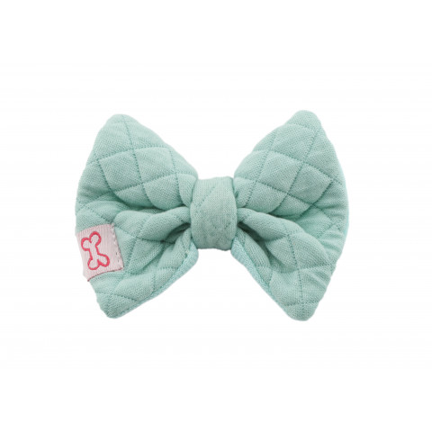 Dinky Dog Bow Tie Mint Quilt