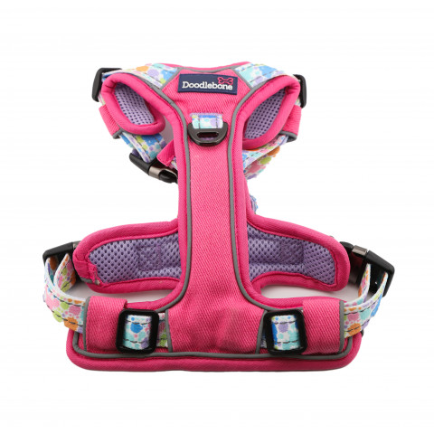 With Me Harness Pink Pastel Paint Splat 1-2