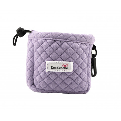Dinky Dog Treat Pouch Lilac Quilt